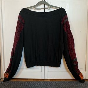 We the Free Long Sleeve Stitch Detail Shirt